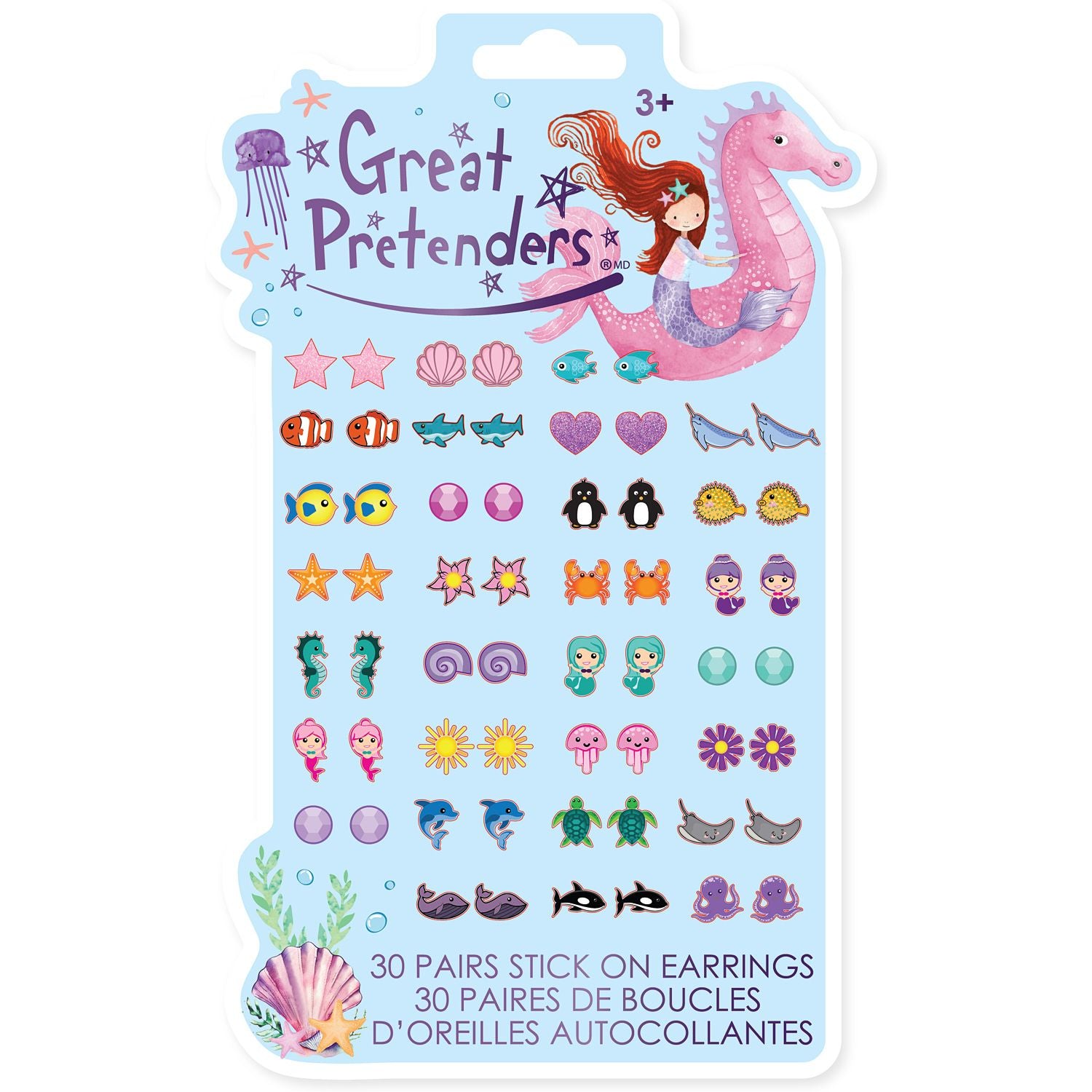 Great Pretenders Mermaid Sticker Earrings